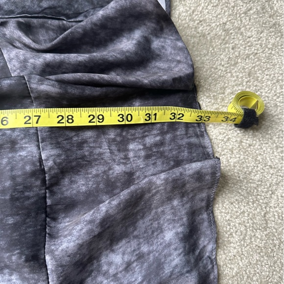 Olivaceous Mini Charcoal Watercolor Slip Dress sized Small - Picture 5 of 8